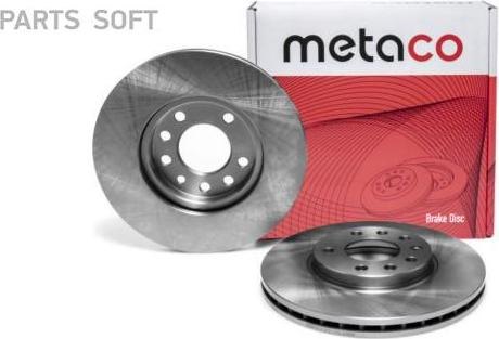 METACO 3050-014 - Гальмівний диск autozip.com.ua