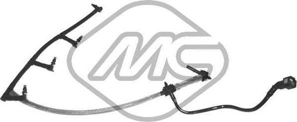 Metalcaucho 92083 - Шланг, витік палива autozip.com.ua