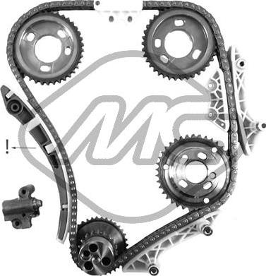 Metalcaucho 58383 - Комплект ланцюга приводу распредвала autozip.com.ua