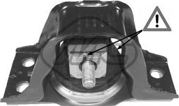 Metalcaucho 05142 - Подушка, підвіска двигуна autozip.com.ua