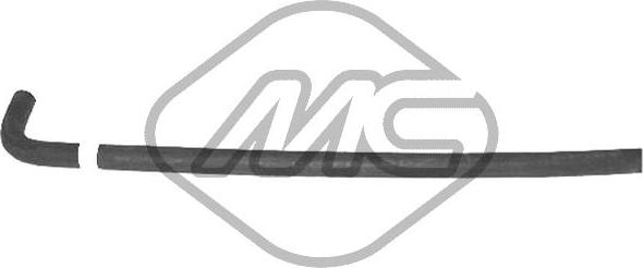 Metalcaucho 07540 - Шланг, теплообмінник - опалення autozip.com.ua