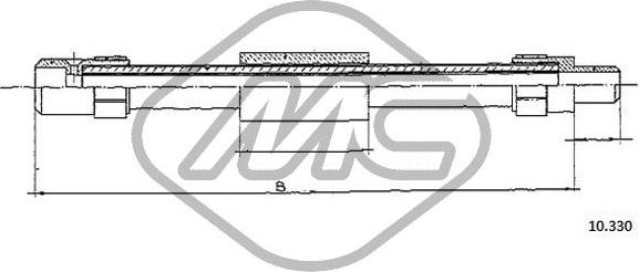 Metalcaucho 83628 - Трос, управління зчепленням autozip.com.ua