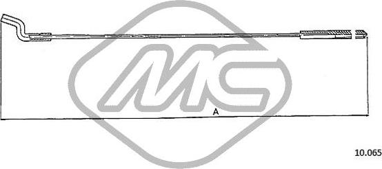 Metalcaucho 83784 - Тросик газу autozip.com.ua