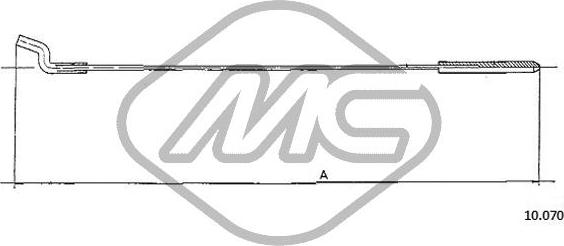 Metalcaucho 83786 - Тросик газу autozip.com.ua