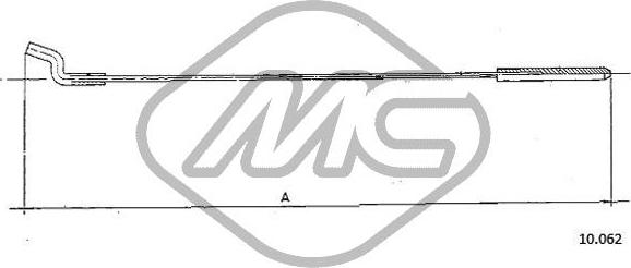 Metalcaucho 83781 - Тросик газу autozip.com.ua