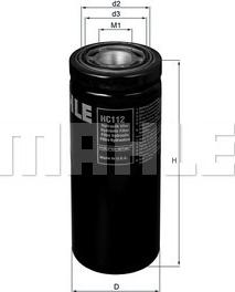 MAHLE HC 112 - Гідрофільтри, автоматична коробка передач autozip.com.ua