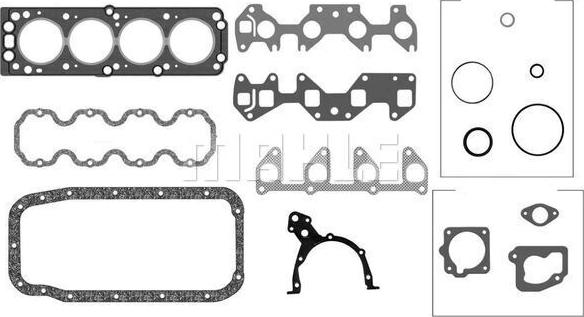 METAL LEVE J&RM-2141/4 - Комплект прокладок, двигун autozip.com.ua