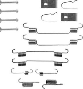 Metelli 9110 - Комплектуючі, барабанний гальмівний механізм autozip.com.ua