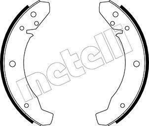 Metelli 53-0458 - Комплект гальм, барабанний механізм autozip.com.ua