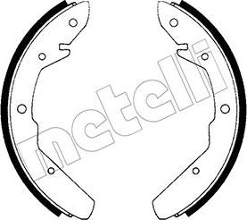 Metelli 53-0461 - Комплект гальм, барабанний механізм autozip.com.ua