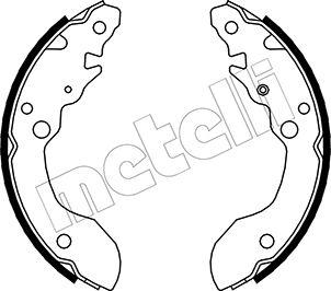 Metelli 53-0402 - Комплект гальм, барабанний механізм autozip.com.ua