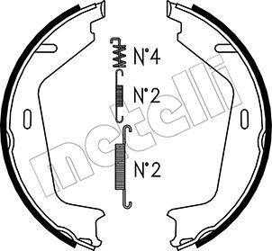 Metelli 53-0479K - Комплект гальм, ручник, парковка autozip.com.ua