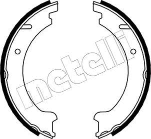 Metelli 53-0478 - Комплект гальм, ручник, парковка autozip.com.ua