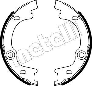 Metelli 53-0505 - Комплект гальм, ручник, парковка autozip.com.ua
