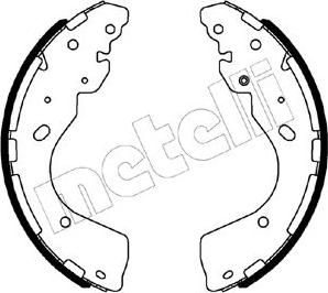 Metelli 53-0508 - Комплект гальм, барабанний механізм autozip.com.ua