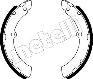 Metelli 53-0641 - Комплект гальм, барабанний механізм autozip.com.ua