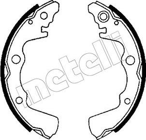 Metelli 53-0627 - Комплект гальм, барабанний механізм autozip.com.ua