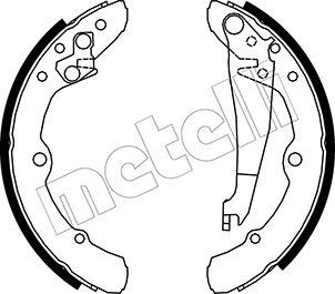 Metelli 53-0008 - Комплект гальм, барабанний механізм autozip.com.ua