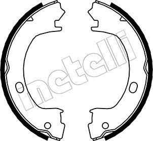 Metelli 53-0031 - Комплект гальм, ручник, парковка autozip.com.ua