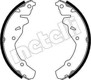 Metelli 53-0029 - Комплект гальм, барабанний механізм autozip.com.ua