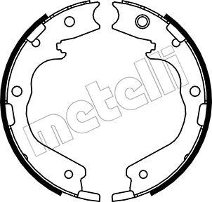 Metelli 53-0195 - Комплект гальм, ручник, парковка autozip.com.ua