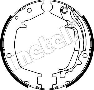 Metelli 53-0179Y - Комплект гальм, ручник, парковка autozip.com.ua