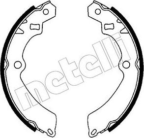 Metelli 53-0397 - Комплект гальм, барабанний механізм autozip.com.ua