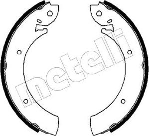 Metelli 53-0342 - Комплект гальм, барабанний механізм autozip.com.ua