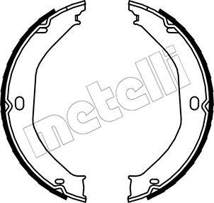 Metelli 53-0360 - Комплект гальм, ручник, парковка autozip.com.ua