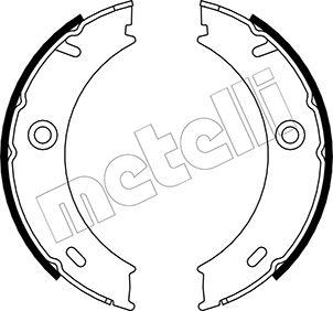 Metelli 53-0240 - Комплект гальм, ручник, парковка autozip.com.ua