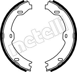 Metelli 53-0243 - Комплект гальм, ручник, парковка autozip.com.ua