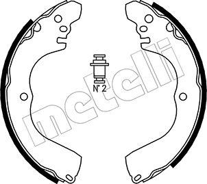 Metelli 53-0261 - Комплект гальм, барабанний механізм autozip.com.ua