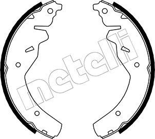 Metelli 53-0215 - Комплект гальм, барабанний механізм autozip.com.ua