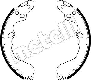 Metelli 53-0212 - Комплект гальм, барабанний механізм autozip.com.ua