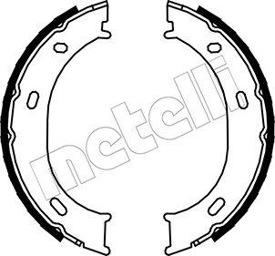 Metelli 53-0239 - Комплект гальм, ручник, парковка autozip.com.ua