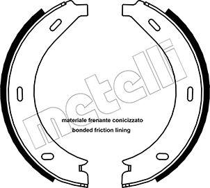 Metelli 53-0236 - Комплект гальм, ручник, парковка autozip.com.ua