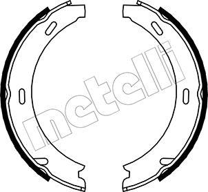 Metelli 53-0233 - Комплект гальм, ручник, парковка autozip.com.ua