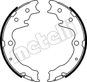 Metelli 53-0228 - Комплект гальм, ручник, парковка autozip.com.ua