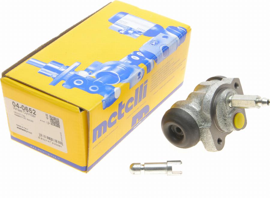 Metelli 04-0652 - Колісний гальмівний циліндр autozip.com.ua