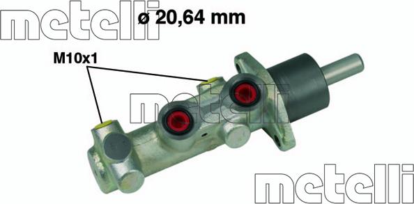 Metelli 05-0523 - Головний гальмівний циліндр autozip.com.ua