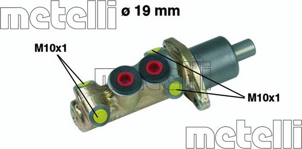 Metelli 05-0061 - Головний гальмівний циліндр autozip.com.ua
