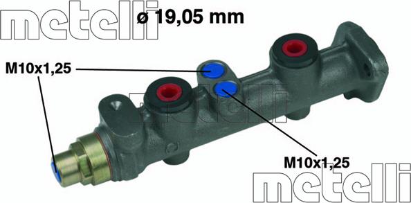 Metelli 05-0014 - Головний гальмівний циліндр autozip.com.ua