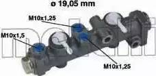 Metelli 05-0016 - Головний гальмівний циліндр autozip.com.ua