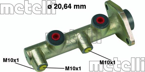 Metelli 05-0112 - Головний гальмівний циліндр autozip.com.ua