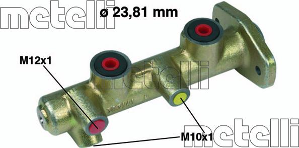 Metelli 05-0270 - Головний гальмівний циліндр autozip.com.ua