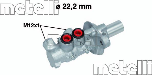 Metelli 05-0757 - Головний гальмівний циліндр autozip.com.ua