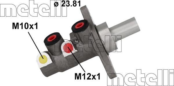 Metelli 05-1146 - Головний гальмівний циліндр autozip.com.ua