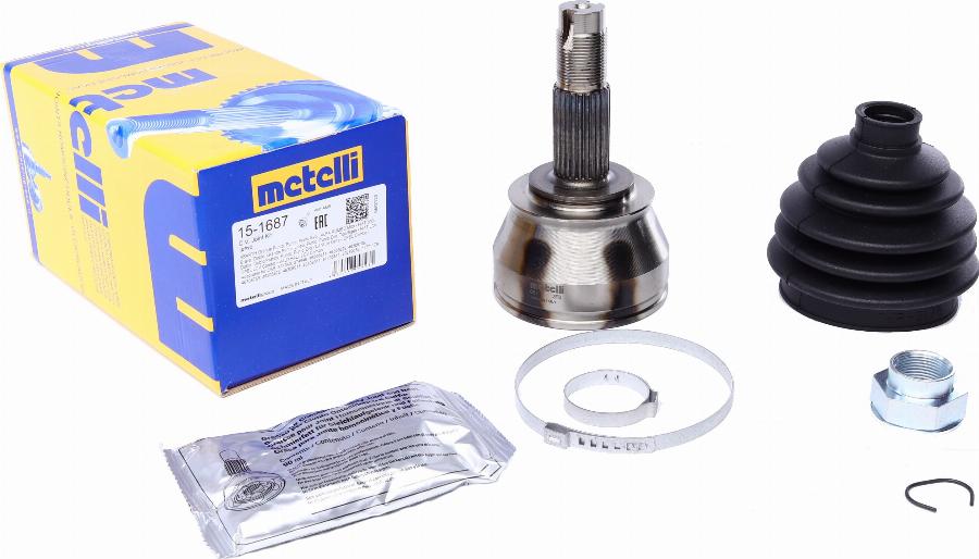 Metelli 15-1687 - Шарнір, ШРУС, приводний вал autozip.com.ua