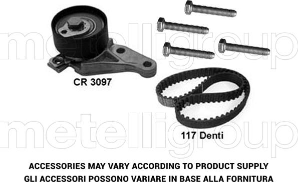 Metelli 29-0072 - Комплект ременя ГРМ autozip.com.ua