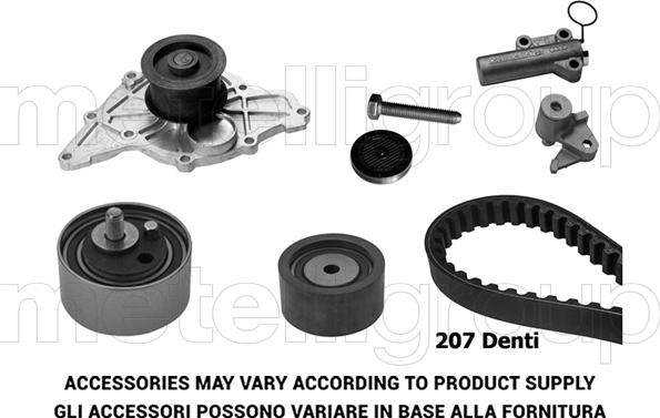 Metelli 29-0173 - Комплект ременя ГРМ autozip.com.ua